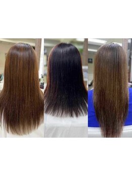 思わず触りたくなる程の仕上がりに♪カラーによるダメージが気になる方にオススメしたいオーガニックカラー