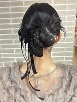 ニューヨークニューヨーク 三宮店(NYNY)&nbsp;タイトリボンアレンジ/金髪アレンジ