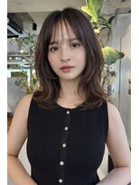 シーク バイ ベル 千葉(Seek by Belle)&nbsp;小顔/外ハネボブ/ミディアム/美髪/暗めカラー