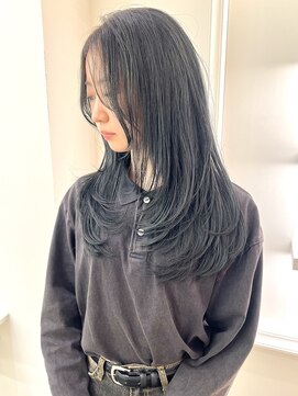 パーヴミックスリコ (Parve Mix RICO) ダークグレージュ×レイヤーカット