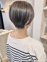 キャアリー(Caary)&nbsp;福山美容室caaryくびれ大人ショート骨格補正髪質改善透明感20代