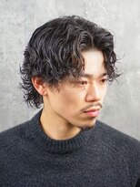 ヒロギンザ 神田店(HIRO GINZA)&nbsp;センターパート×スパイラルパーマ