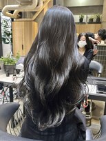 レーヴバイロンド 仙台(Reve by Lond)&nbsp;髪質改善レイヤーカットくびれヘア顔まわりカットラテグレージュ