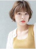 似合わせひし形ショートボブ/20代30代40代/髪質改善パーマ