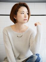 ヘアアンドメイク アース 聖蹟桜ヶ丘店(HAIR&MAKE EARTH)&nbsp;オンナ度UP！骨格矯正ボブ【EARTH聖蹟桜ヶ丘店】