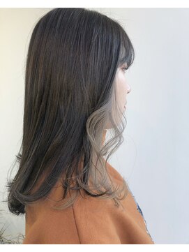 ヘアメイク オブジェ(hair make objet) 韓国アイドルスタイル　インナーベージュ