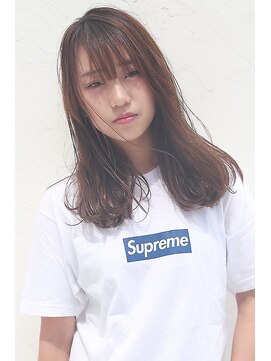 ラフィス ヘアー パーク 枚方2号店(La fith hair park) 【over hair】ウザバング☆ウェーブロブスタイル