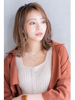 ケイト(kate)&nbsp;【Kate 大宮】かきあげバング×ミルクティーアッシュ