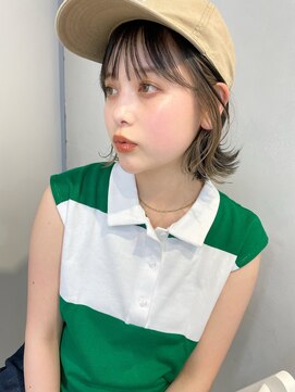 レトン 銀座(leton) ボブ/カーキグレージュ/マッシュショート[東銀座/銀座]