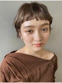 【PARK】ショートバングマッシュ×シアーベージュ