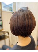 ふんわりショートボブヘア