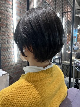 ベイショア(Bay Shore NY) ［BayShoreNY］２wayショートボブ×シアーグレージュ