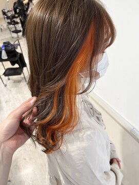 シエル 千葉店(CIEL) 《イヤリングカラー》オレンジ♪