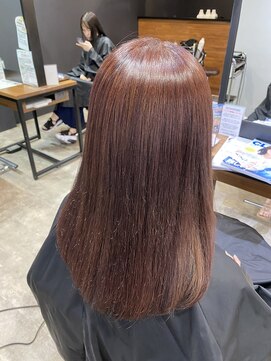 アールヘアー(ar hair) 【村松一輝】複雑な履歴も綺麗なピンクベージュに!