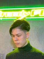 グリーディーフォックス 三軒茶屋(GreedyFOX)&nbsp;波巻き/マッシュパーマ/ウルフ/ハイライト<理容室>三軒茶屋