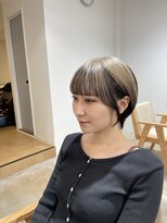 コレット 宇都宮(collet Gigi)&nbsp;前髪/マチルダボブ/ピンクベージュ/インナーグレージュ/デザイン