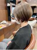 大人可愛い20代30代40代丸みとくびれショートボブ◎