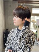 20代30代40代50代/丸みショート/クビレ/前髪あり/表参道