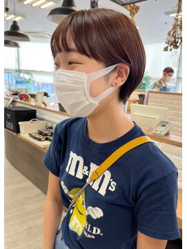 ソソ(soso) 【soso 伊勢田】マッシュショート×ブラウン【横浜/ブリーチ】