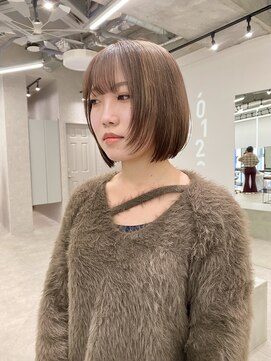 ヘアサロン ドット トウキョウ カラー 町田店(hair salon dot. tokyo color) 切りっぱなしボブ/エアリーロング/美髪/ピンクブラウン