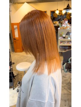 ヘアーラボ ハチ(HAIR LABO HACHI) オレンジベージュ☆