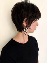 ネイロ バイ ジルブラン 葛西(NeiRo by JIL BLAN)&nbsp;ハイライト白髪ぼかしダブルカラーインナーカラーショートボブ