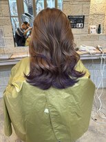 ヴォアソルヂェ オリエンタル(Voasorte ORIENTAL)&nbsp;【VoasorteORIENTAL】ミルクティーブラウン×裾カラー