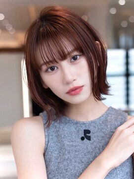 イルハバナ 渋谷(ill HAVANA) 前髪　こなれミディ　イメチェン　レイヤーボブ　髪質改善　美髪