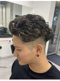 金メッシュ×リバーススパイラル