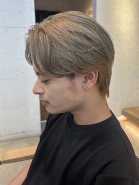 ゼスト パーク(ZEST PARK) グレージュ メンズカラー センターパート 吉祥寺