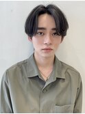 センターパート　好印象ナチュラルパーマ　MOMO