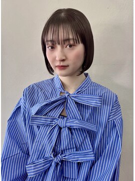 リコバイアフロート(riko by afloat) ボブ/切りっぱなしボブ/透明感カラー