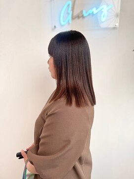 グランツ(GLANZ) GLANZ_ハイライトカラー/くびれヘア/縮毛矯正/