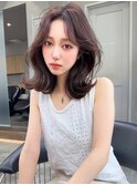 愛されミディアムで抜け感アップ