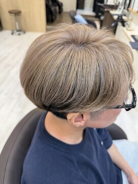 アオカマクラ(a-o Kamakura) 透明感たっぷり☆メンズショート×ミルキーグレージュ