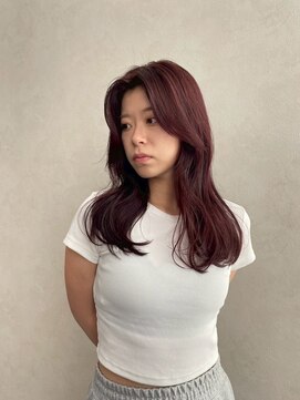 クム 横浜(qumu) 【qumu 横浜】レッドカラー×くびれ巻き