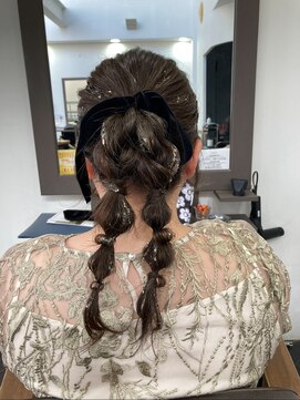 リジョイスヘア(REJOICE hair) 【REJOICE hair】お呼ばれカジュアルポニーテール☆GAMO