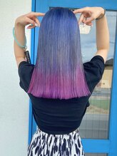 人とかぶらない◎テールカラーでオリジナルデザイン♪[天理/田原本/郡山/ブリーチ/ダブルカラー]