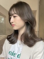 ディモアンド 表参道(Dimo&)&nbsp;x透明感カラー/イメチェン/ホワイトブロンド/外ハネボブ/美髪