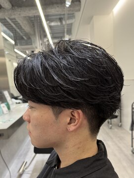 ビカムメンズヘアー 栄店(become men's hair) フェザーパーマ/曲がる縮毛矯正/名古屋/栄