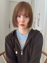 ガーデンヨコハマ(GARDEN YOKOHAMA)&nbsp;ハッシュカットレイヤーボブ グレージュ ベージュ シャギーボブ