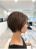 別府ショートボブ顔まわりレイヤーカット髪質改善カラー20代30代
