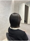 切りっぱなしボブ