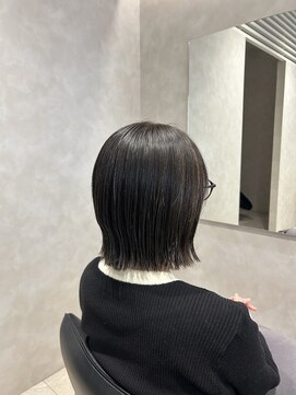 切りっぱなしボブ