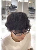 シャドウパーマ×マッシュ