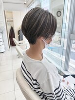 ヘアアンドデイスパ アグー(hair&dayspa AGU) 【横須賀中央 AGU】ハイライト×ハンサムショート