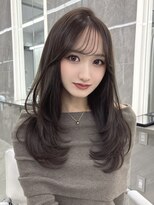 マウルルナ(MAEUL luna)&nbsp;ダークアッシュ　似合わせカット　大人ガーリー