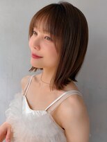 リヤン 表参道(lyann) ナチュラルカール大人可愛いダークアッシュくせ毛風カール