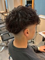 シーフ 千葉(Cyf)&nbsp;千葉駅MEN’S/波巻きツイストスパイラル/刈り上げセンターパート