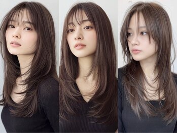 レリーリズ 大阪梅田(Rely Liz)の写真/<頭皮に刺激を感じる方へ>ノンジアミンカラー×白髪染めで改善*[西宮北口/白髪ぼかし/白髪染め/ハイライト]